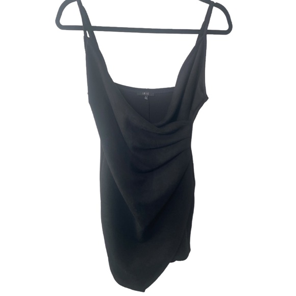 iris Dresses & Skirts - Iris Black Faux Suede Mini Dress
